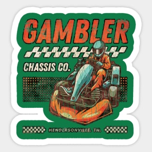 Gambler Chassis Co. 1980 Sticker